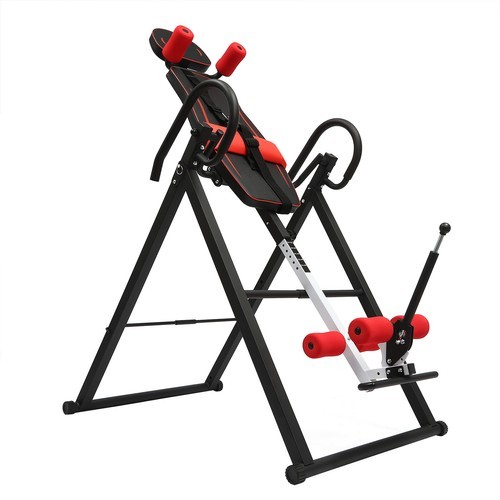 Inversion Table Teeter Machine Therapy Back Pain Relief Folding Gravity Fitness