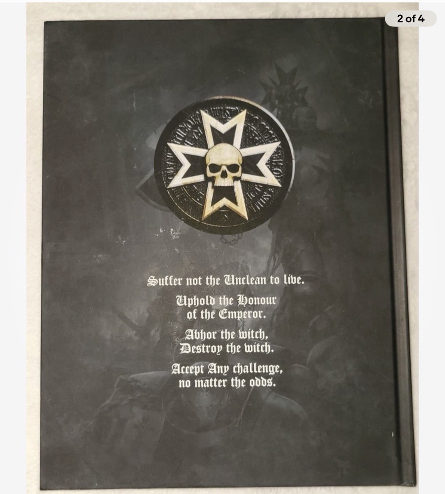 Warhammer 40k Codex Supplement: Black Templars Lmtd Edition Excellent Condition