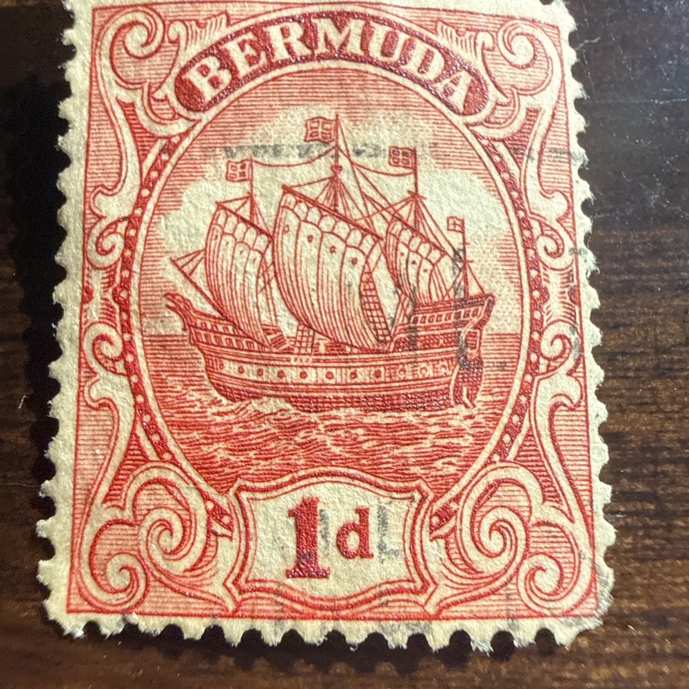 Bermuda Stamp (1910) - Scott # 42, Used Fine