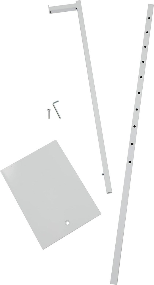 Costumer Clothing Display Stand White Single Valet 72" Garment Rack Adjustable