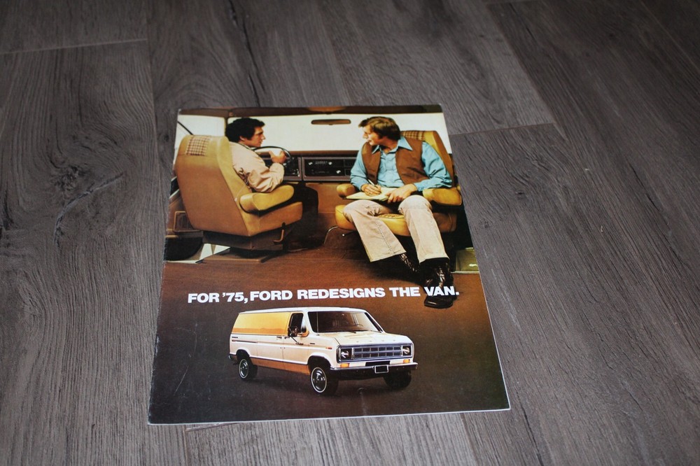 1975 Ford Econoline van sales brochure