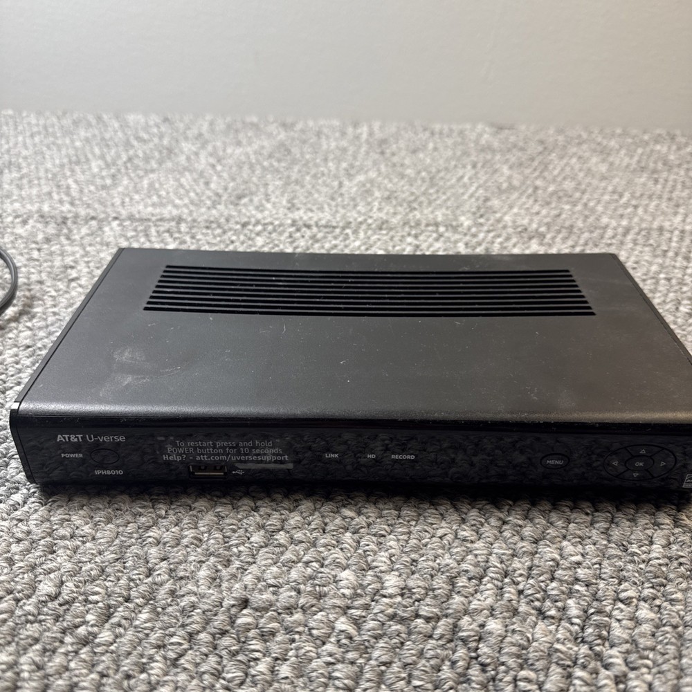 AT&T U-Verse PACE IPH8010 Receiver DVR (INCLUDES POWER SUPPLY) And Remote
