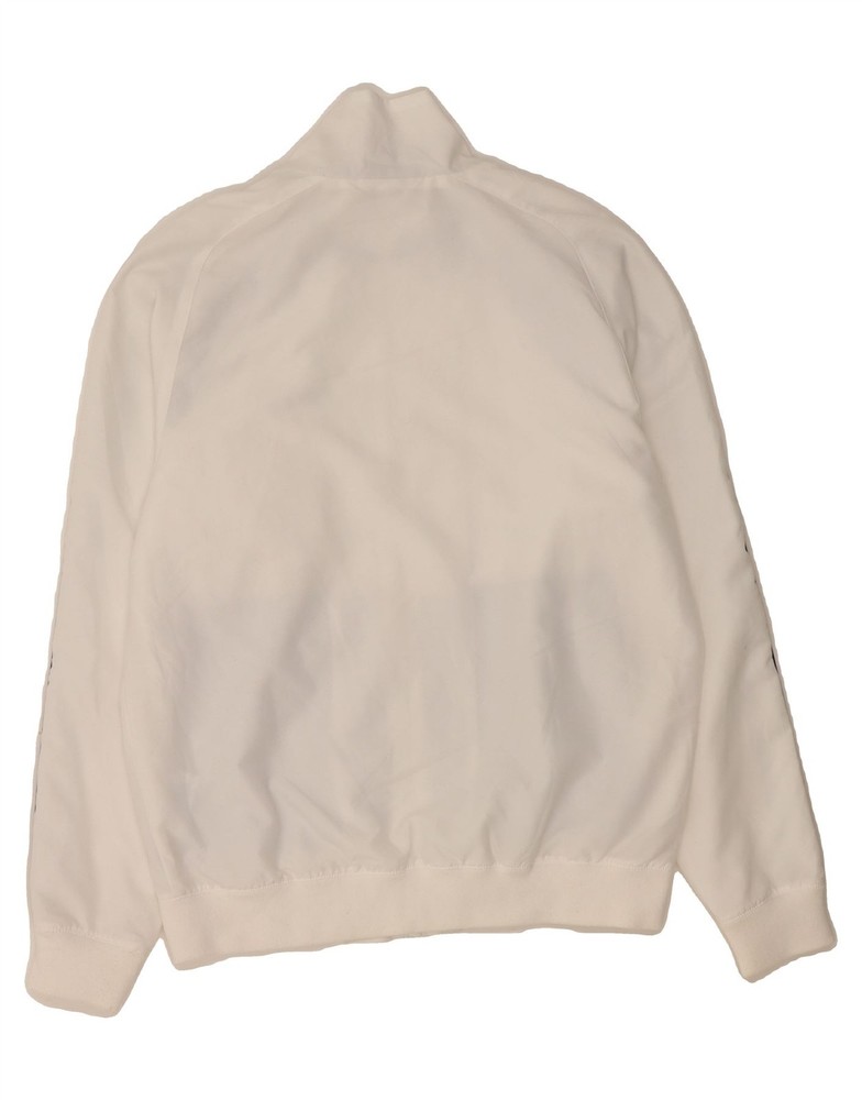 CHAMPION Mens Tracksuit Top Jacket Medium White Colourblock Polyester BD02
