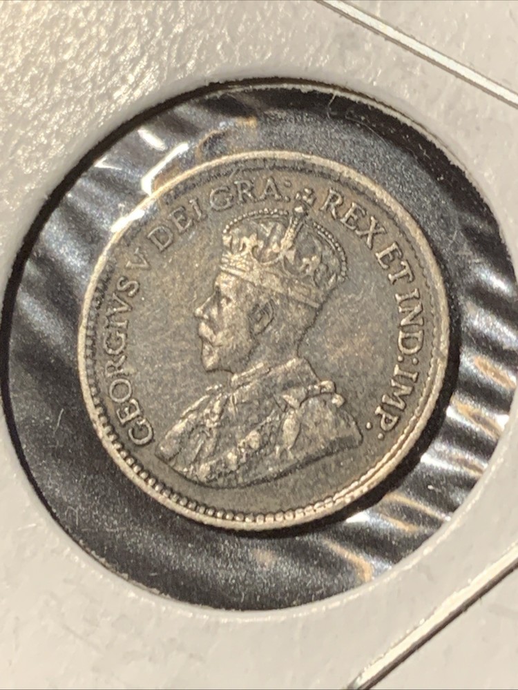 1919 Canada 5 Cent ~ SILVER HIGHER GRADE ~
