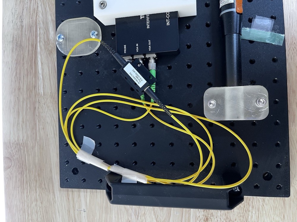 Fiber Optic Interferometer Test System w/ Visual Fault Locator