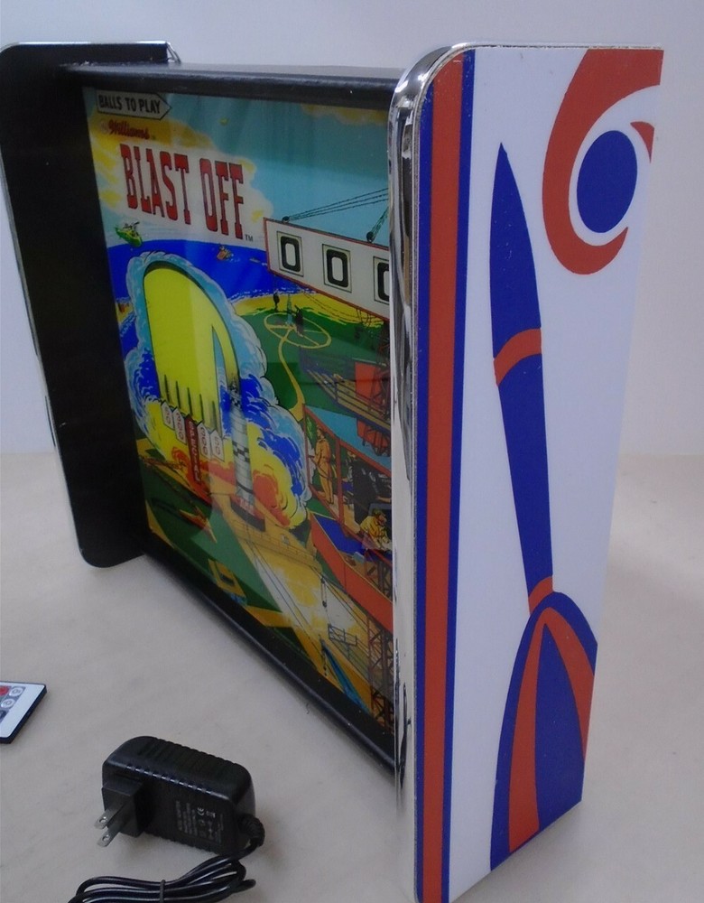 Williams Blast Off Pinball Head LED Display light box