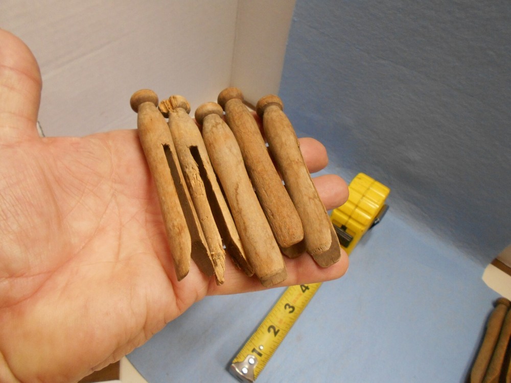 Vintage wood Clothes Pins