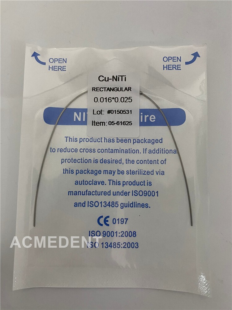 Dental Copper Niti Cu Wires Arch Ormco DAMON Q Rectangular Wire Stops Orthodonti