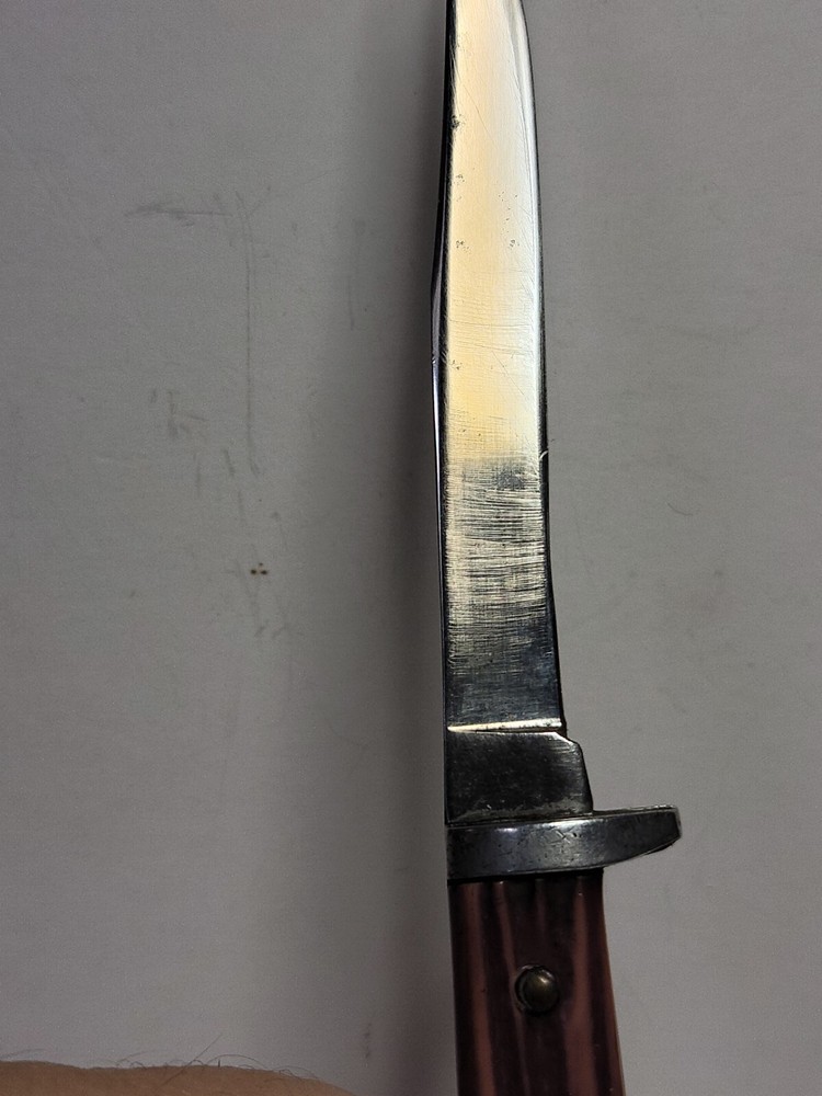 Fixed Blade Knife Imitation Winterbottom Bone with Sheath