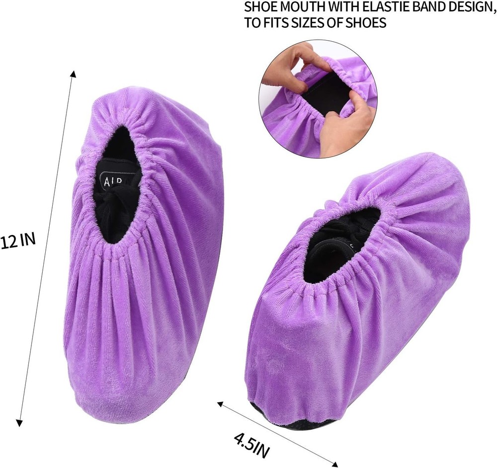 Washable Reusable Shoe Boot Covers - 5 Pairs, Extra Large