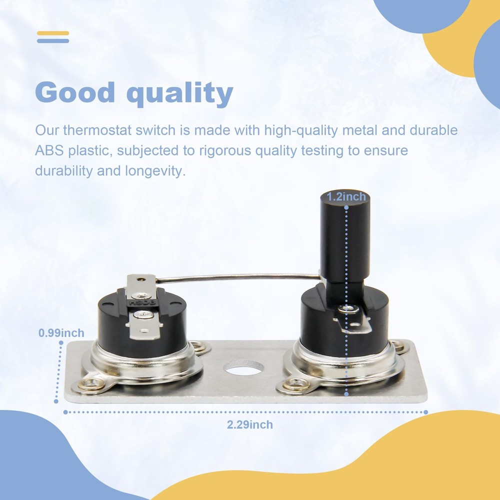 232306 RV Water Heater Thermostat Switch Compatible with silver normal