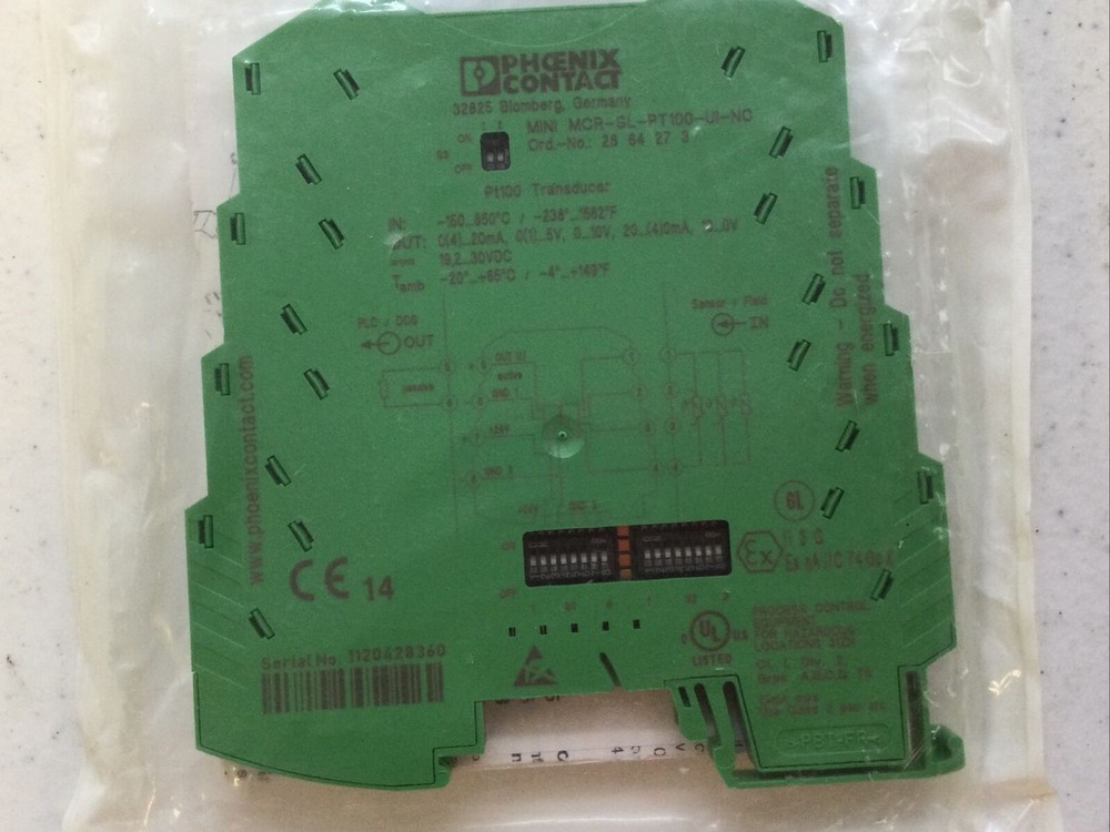 NEW PHOENIX CONTACT ANALOG SINGAL ISOLATOR 2864273