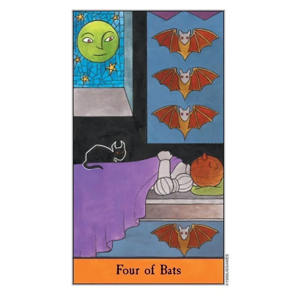 Halloween Tarot Deck & Book Set Esoteric Kipling West Us Games Systems HAS99