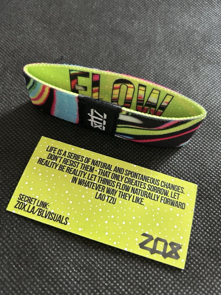 Zox - Flow Zox Strap Reversible Wristband WHITE STITCH