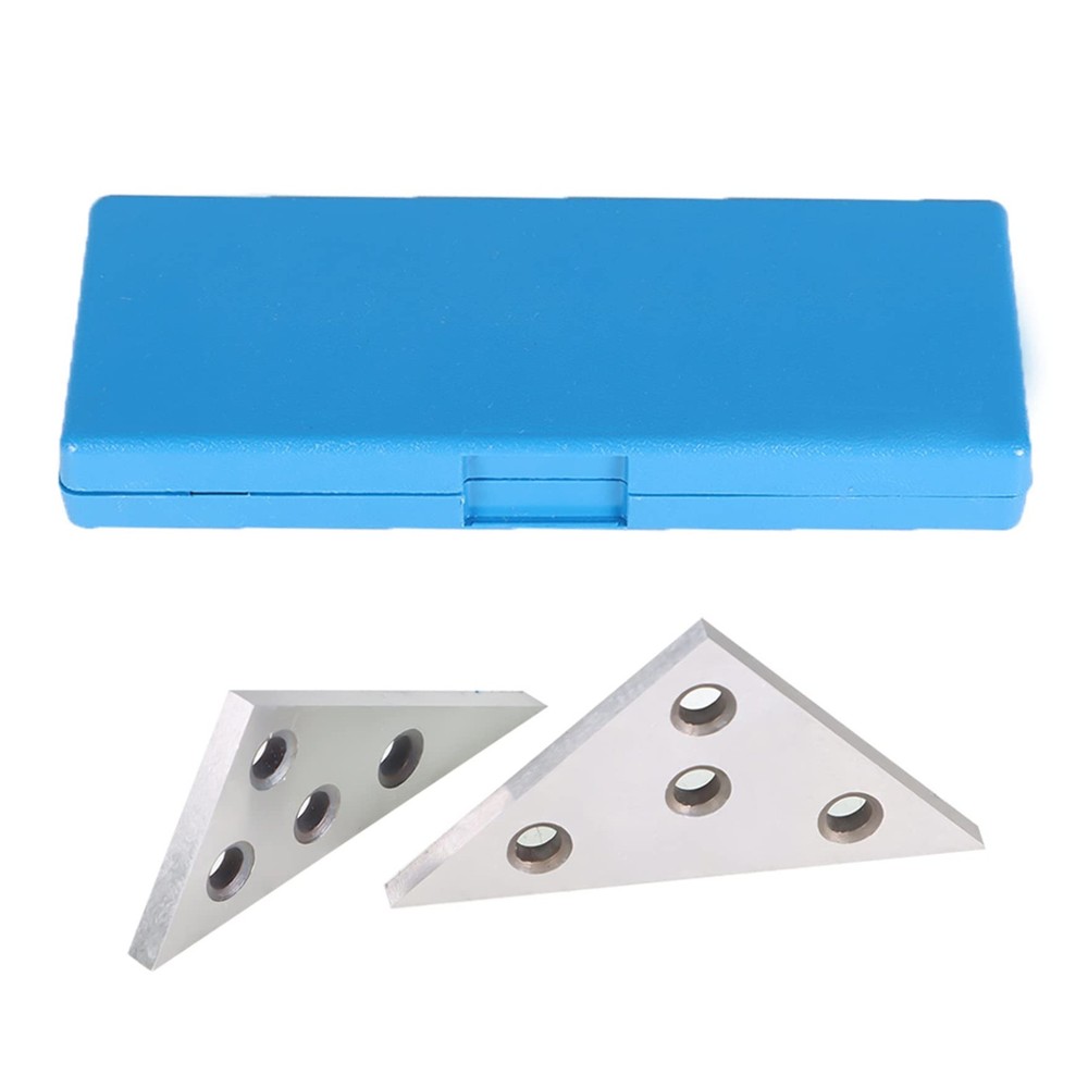 Solid Angle Plate Set Industrial Tools 2 Pcs Triangle Angle Block 30-60-90 De...