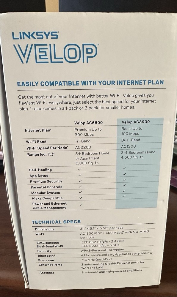 Linksys Velop AC3900