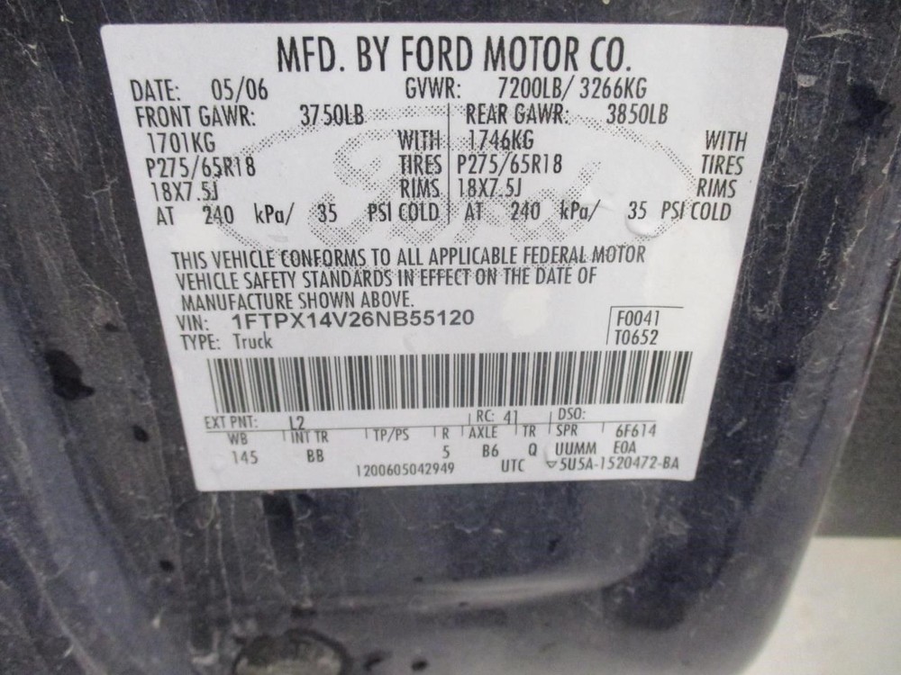 F150 2006 High Mounted Stop Light 1711314