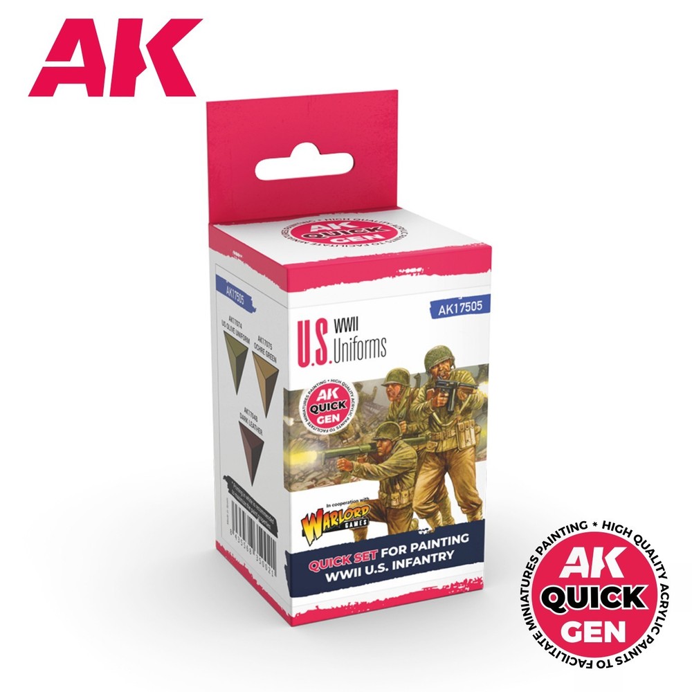AK Interactive: US Uniforms - QUICK GEN Set - AK17505