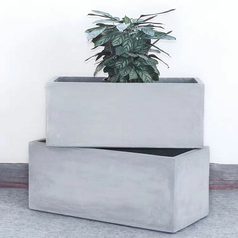 Rectangular Concrete Planter Mold Garden Plant Planting Cement Container Moulds