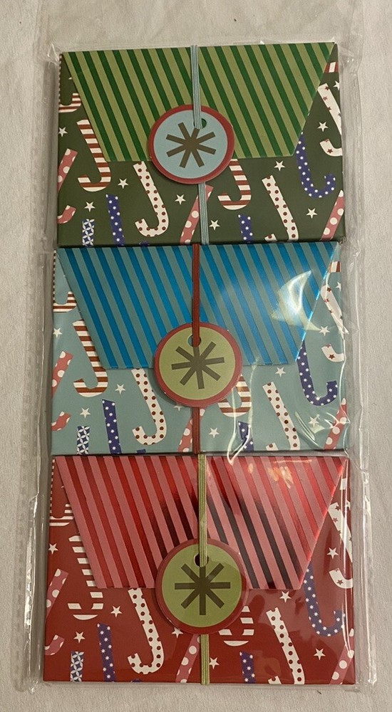 3 Pack Gift Card Holders Christmas BRAND NEW