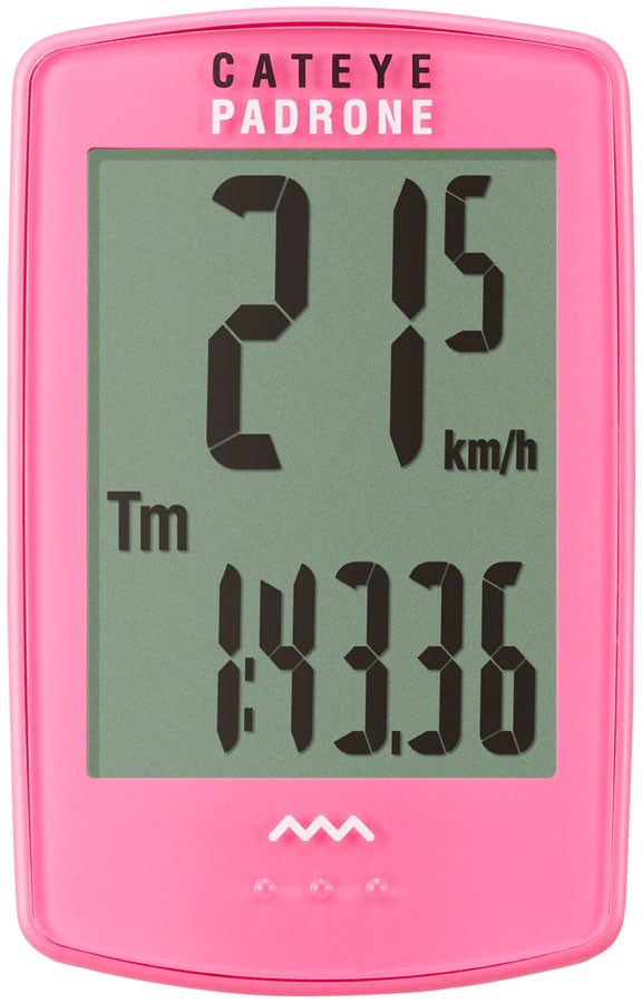 Cateye Padrone Wireless Speed Sensor - Large Screen, Auto On/Off, Speed &