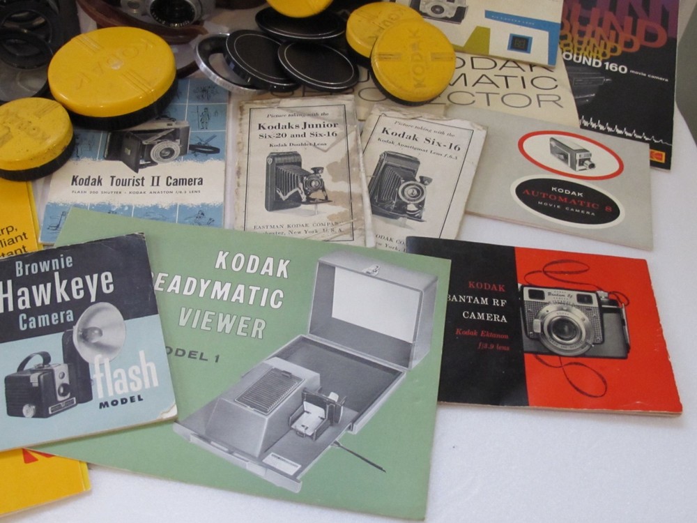 KODAK Camera Filter Cap Manuals Adapter Ring Mixed LOT #8