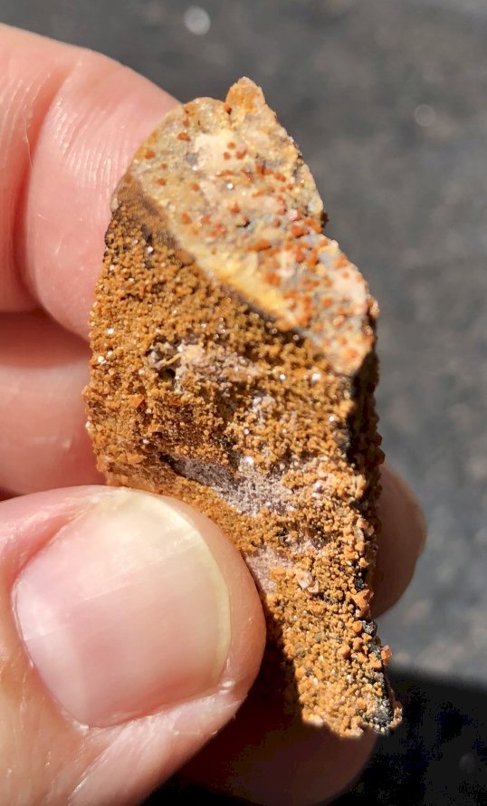 Moroccan Vanadinite on Matrix Crystal Specimen - Root Chakra! Focus! C6