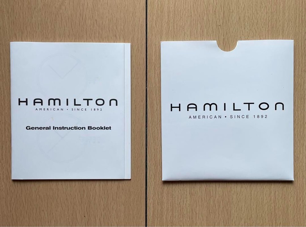 Hamilton watch case box empty box used