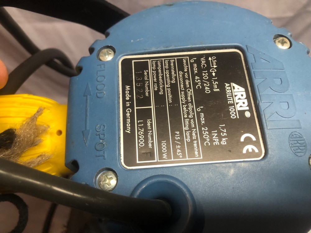 ARRILIGHT openface 1K 1000W video light