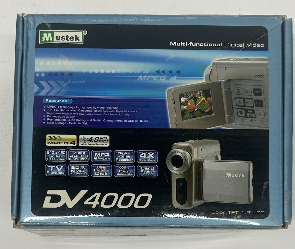 Mustek DV4000 Flash Media Camcorder