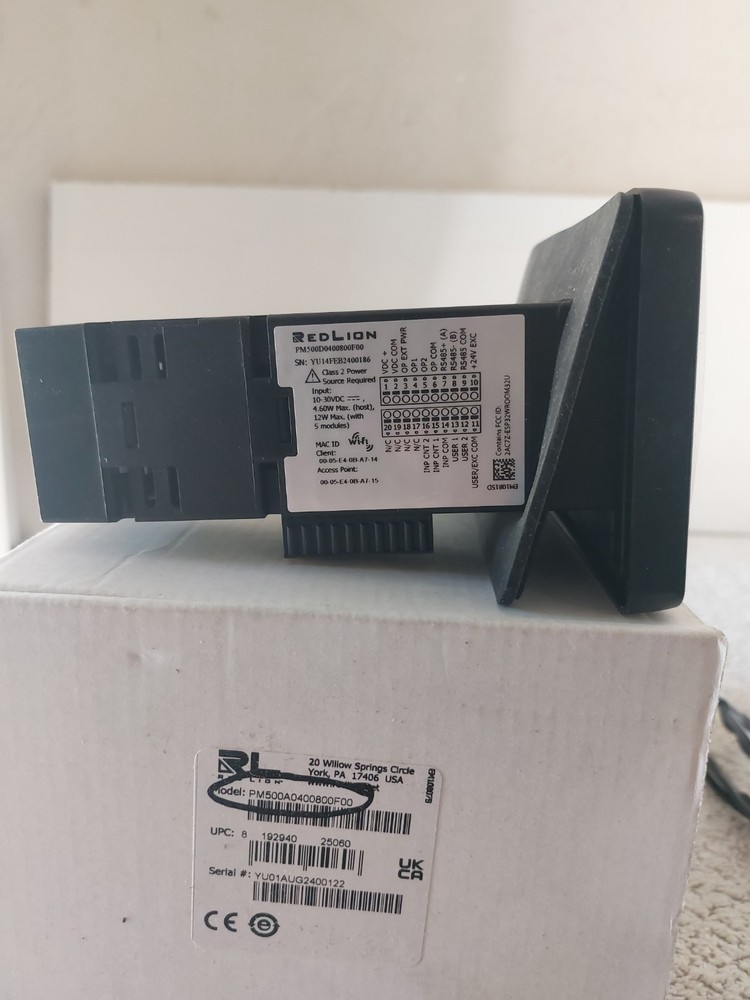 RED LION PM500A0400800F00 PANEL METER