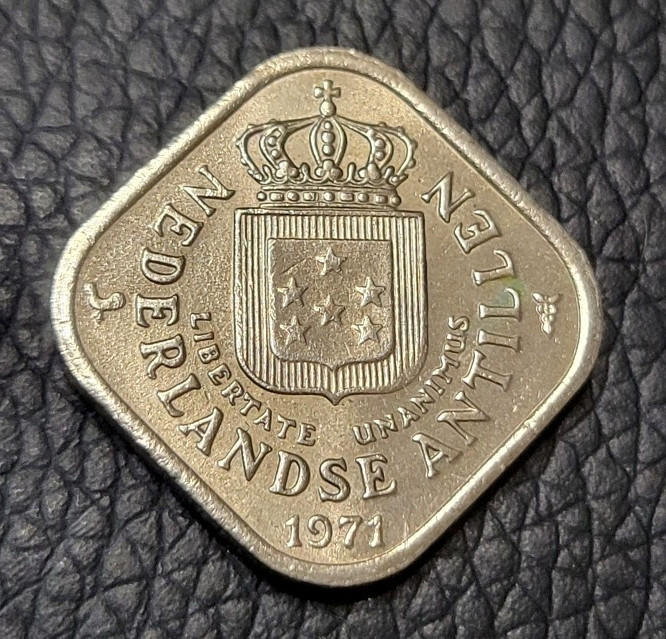 1971 Netherlands Antillean 5 Cents Coin