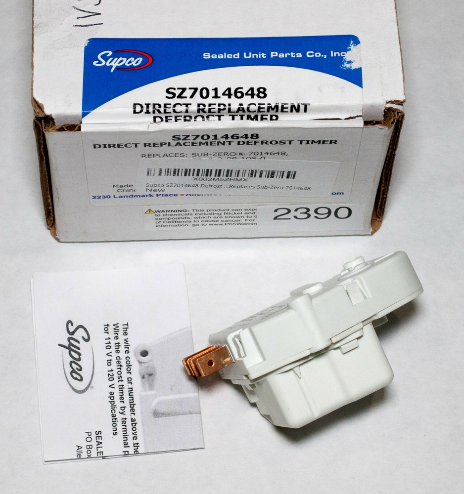 Supco SZ014648 Defrost Timer