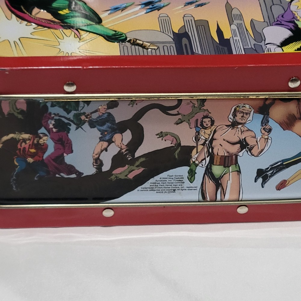 2000 Dark Horse Comics Flash Gordon Metal Lunchbox