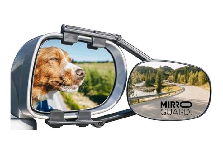 Extended Towing MirrorsV2 Universal Clip-On for Pickups RVs Trailers Tow Mirrors