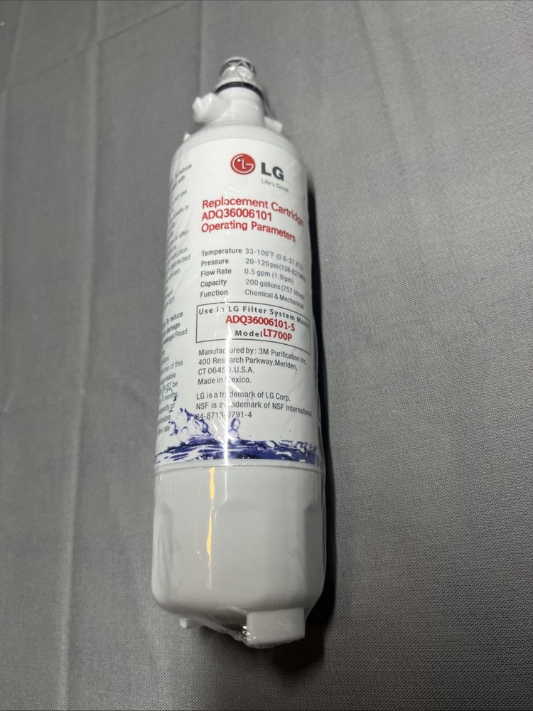 3 Pack L-G LT700P ADQ36006101 Refrigerator Water filter