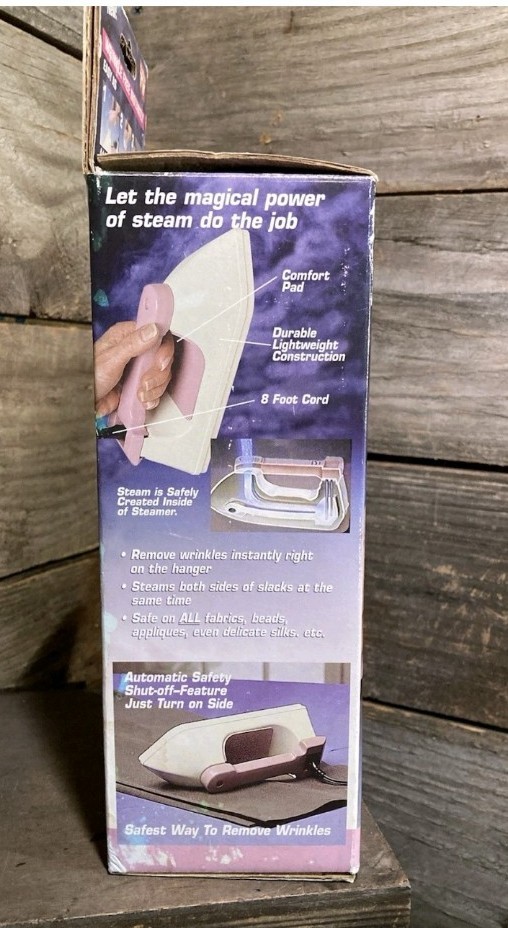 Steam Quick Clothing Steamer Open Box New With Instructions 1999