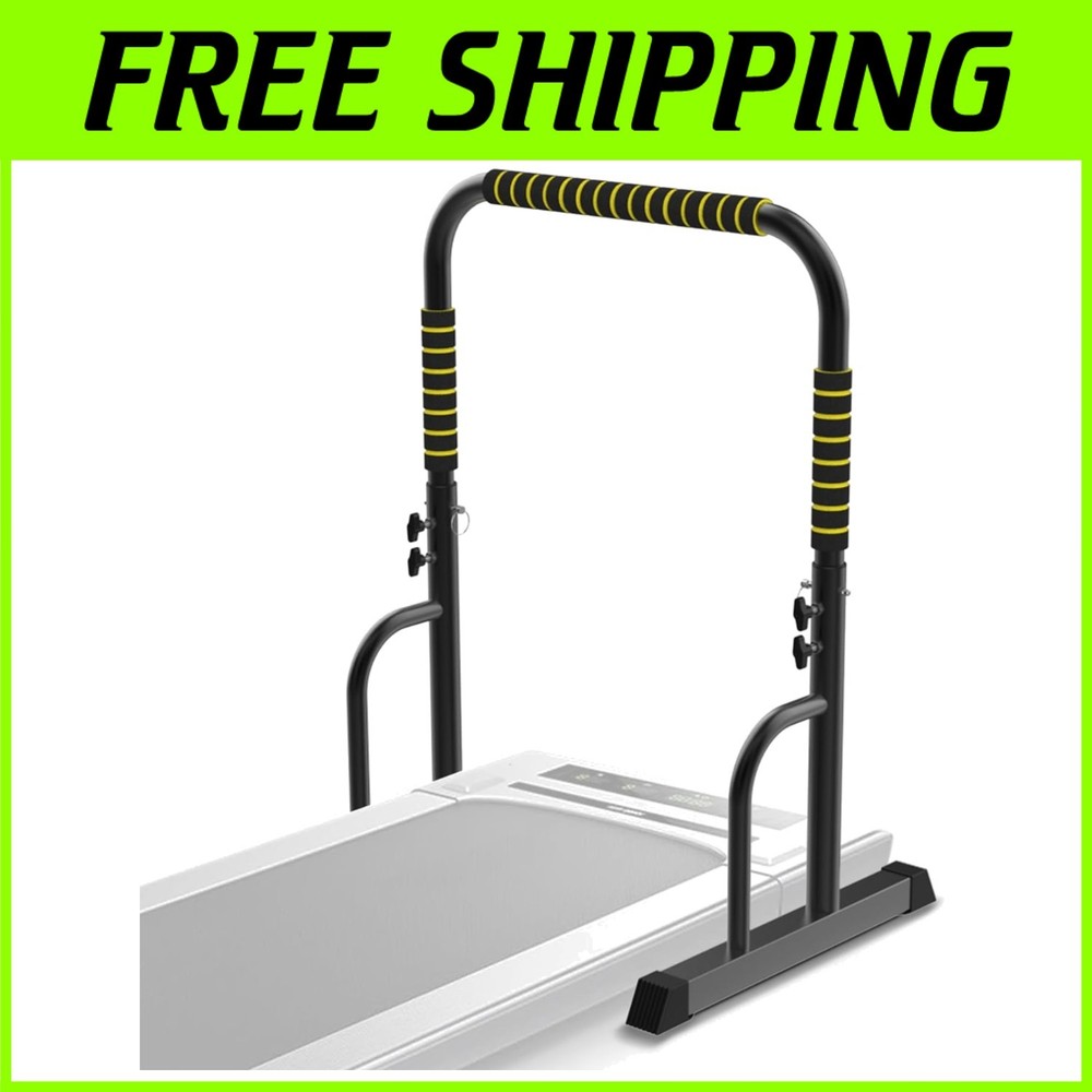 Adjustable Walking Pad Handle - Black/Yellow**