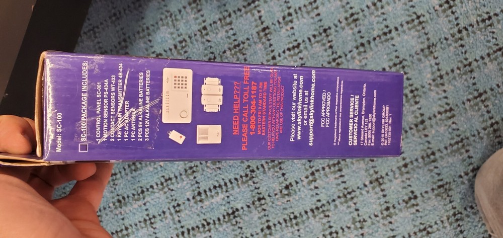 Skylink Total Protection Alarm System With Dialer And Additional Accessories