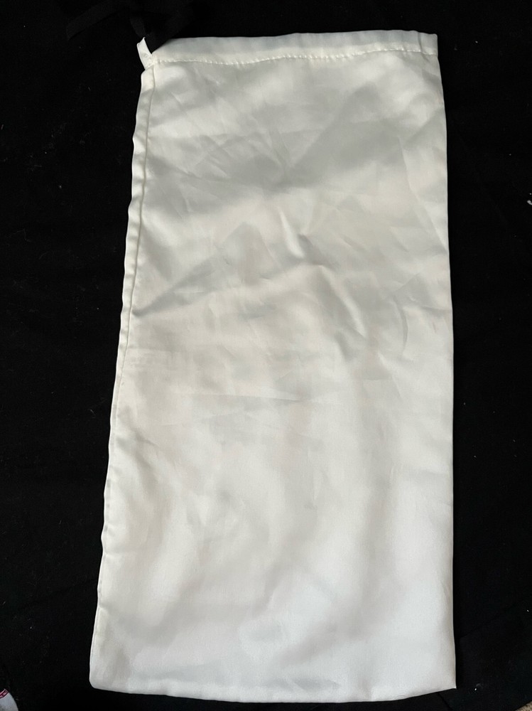 Gucci Dust Bag Storage Cover Drawstring White 17.2" x 9"
