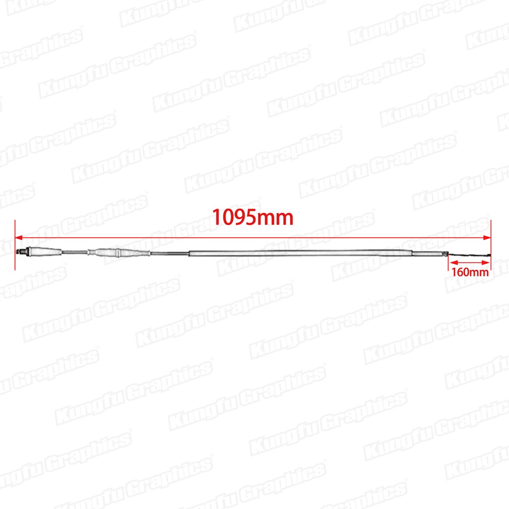 Adjustable Motorcycle Throttle Cable Carburet Wire for CB NC Engines,Blue