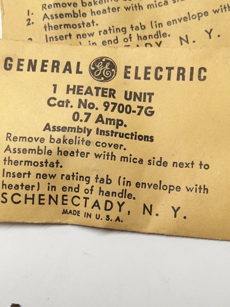 GE 9700-7G HEATER UNIT (NIB)