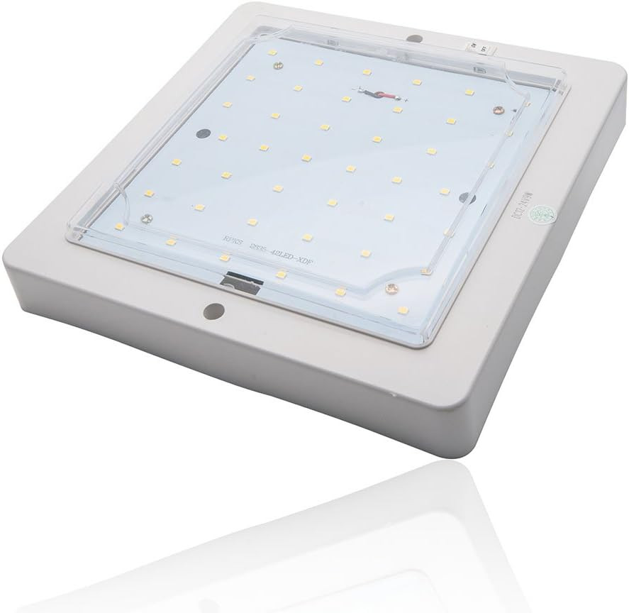 Boat Interior Light - Energy Saving LED Ceiling Dome Lights 12V 9W 7.8 Inch wit
