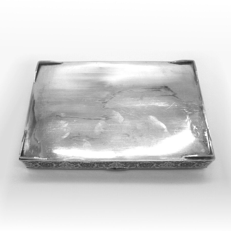 Ornate Floral Bird Box Middle Eastern 84 Standard Silver