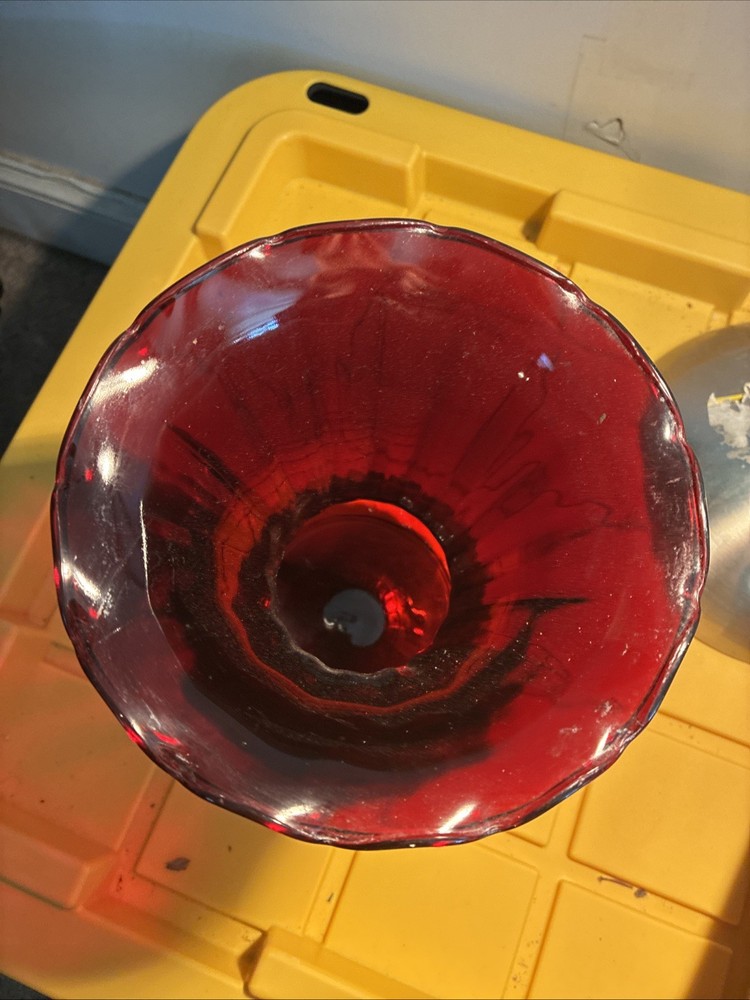 Pineapple Vase Cranberry Color