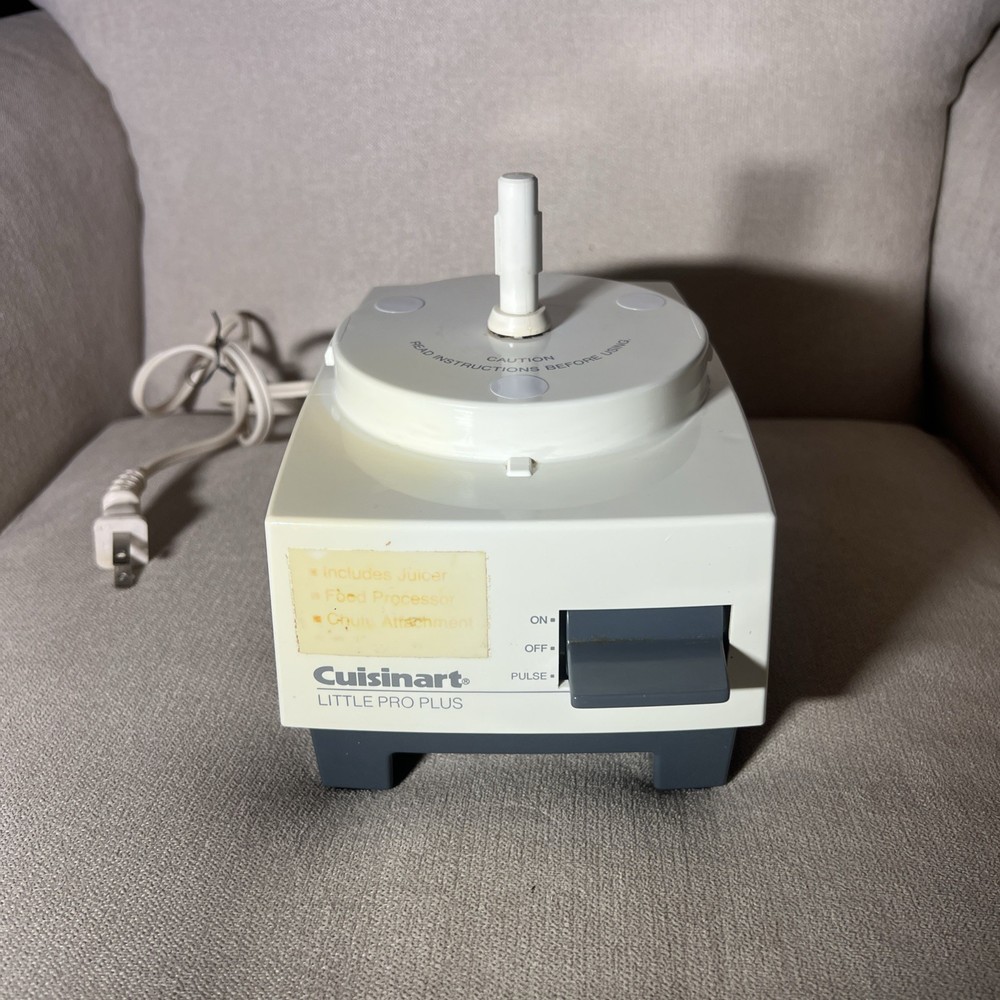 Cuisinart Little Pro Plus Type 2 Food Processor Motor Base Only Tested Working