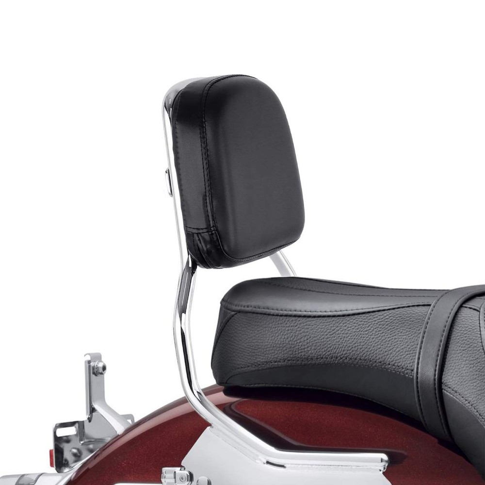 Quick-Release Sissy Bar w Backrest Pad for Softail 18-Later Chrome