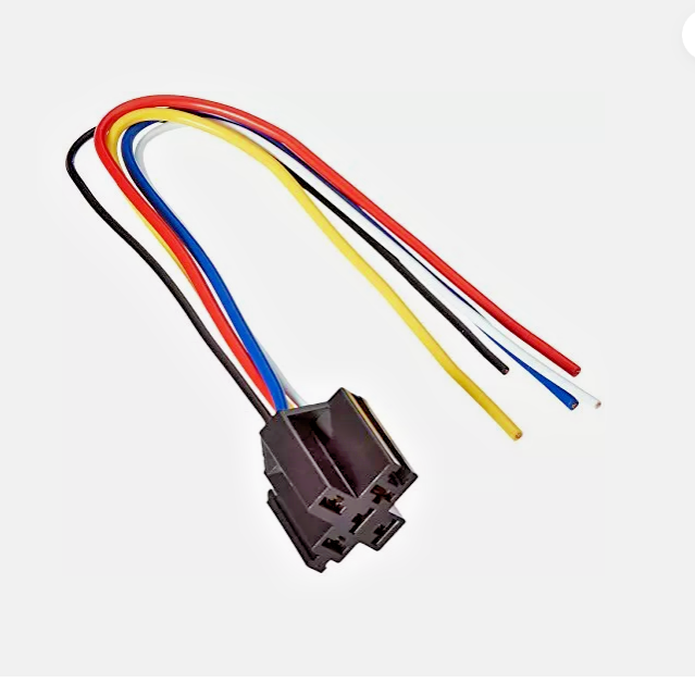 5-PIN LOCKING RELAY HARNESS W/6" WIRE