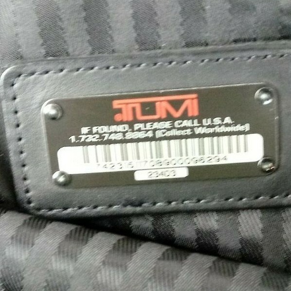 EUC Tumi 234D3 Garment Bag Black