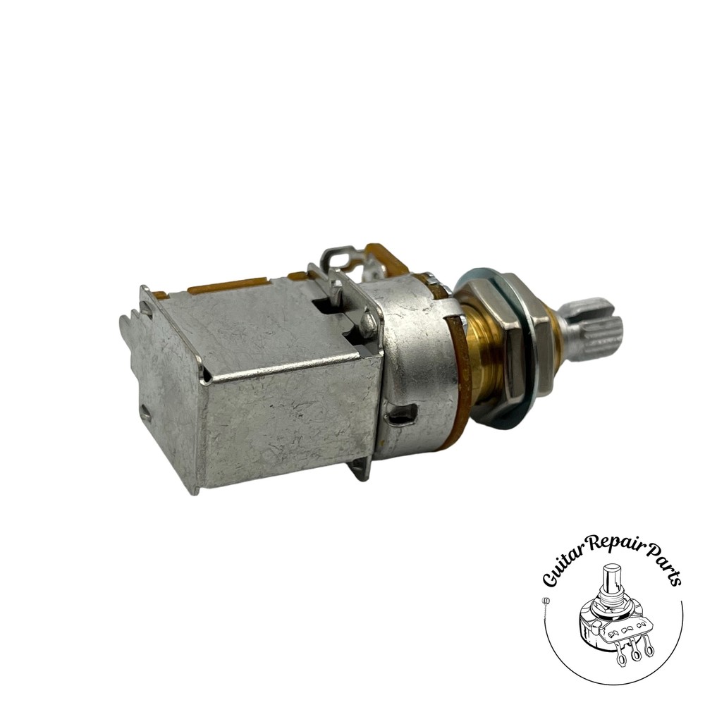 Alpha 500k Push-Pull Pot, DPDT, Split-Shaft